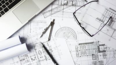of engineering objects on workplace